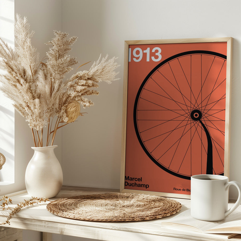 Poster "1913 Roue De Bicyclette"