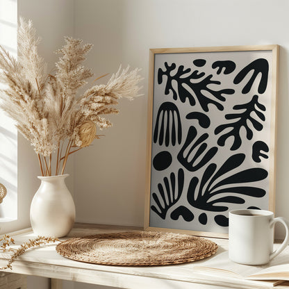 Poster "Henri Matisse Black Algae Collection #3"