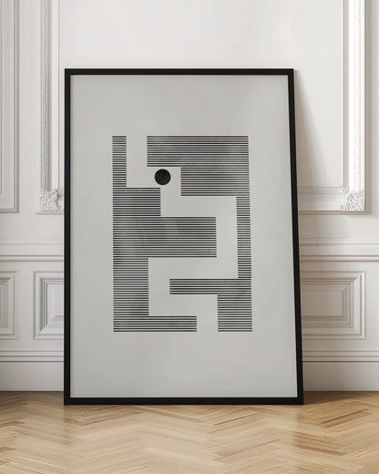 Poster "Minimalist Maze"