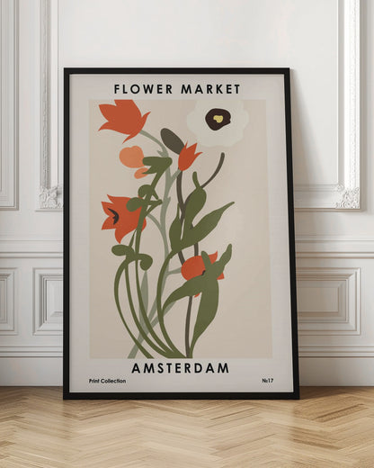 Poster "Flower Market Amsterdam"