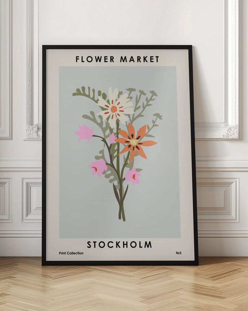 Poster "Flower Market Stockholm"