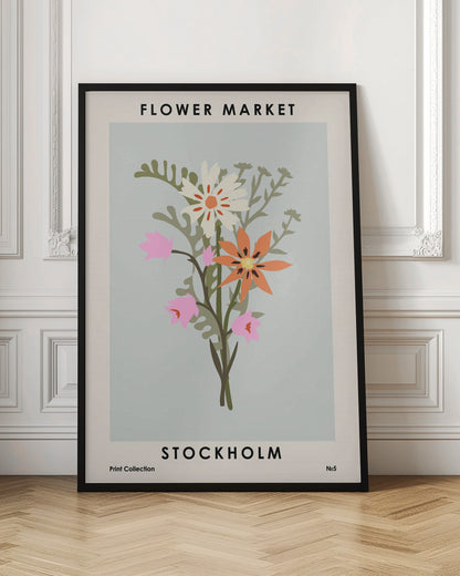 Poster "Flower Market Stockholm"