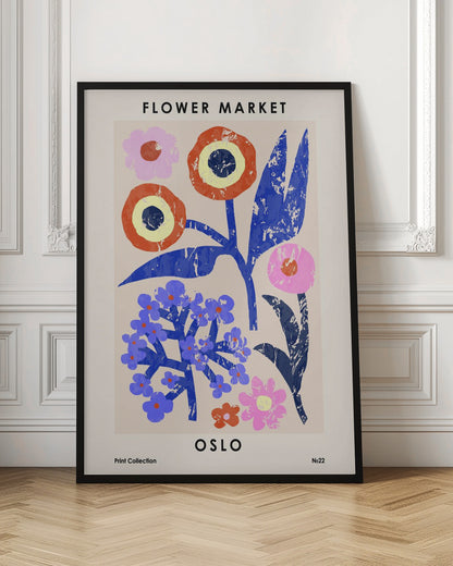 Poster "Flower Market Oslo"