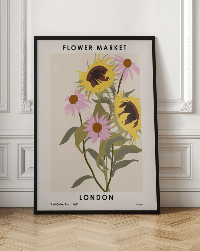 Poster "Flower Market London"