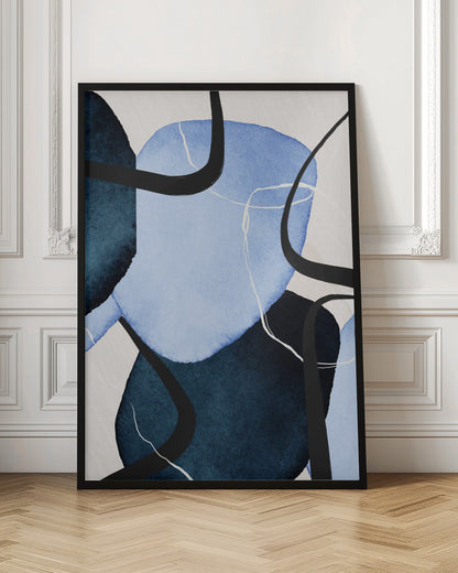 Poster "Shapley Blue II"