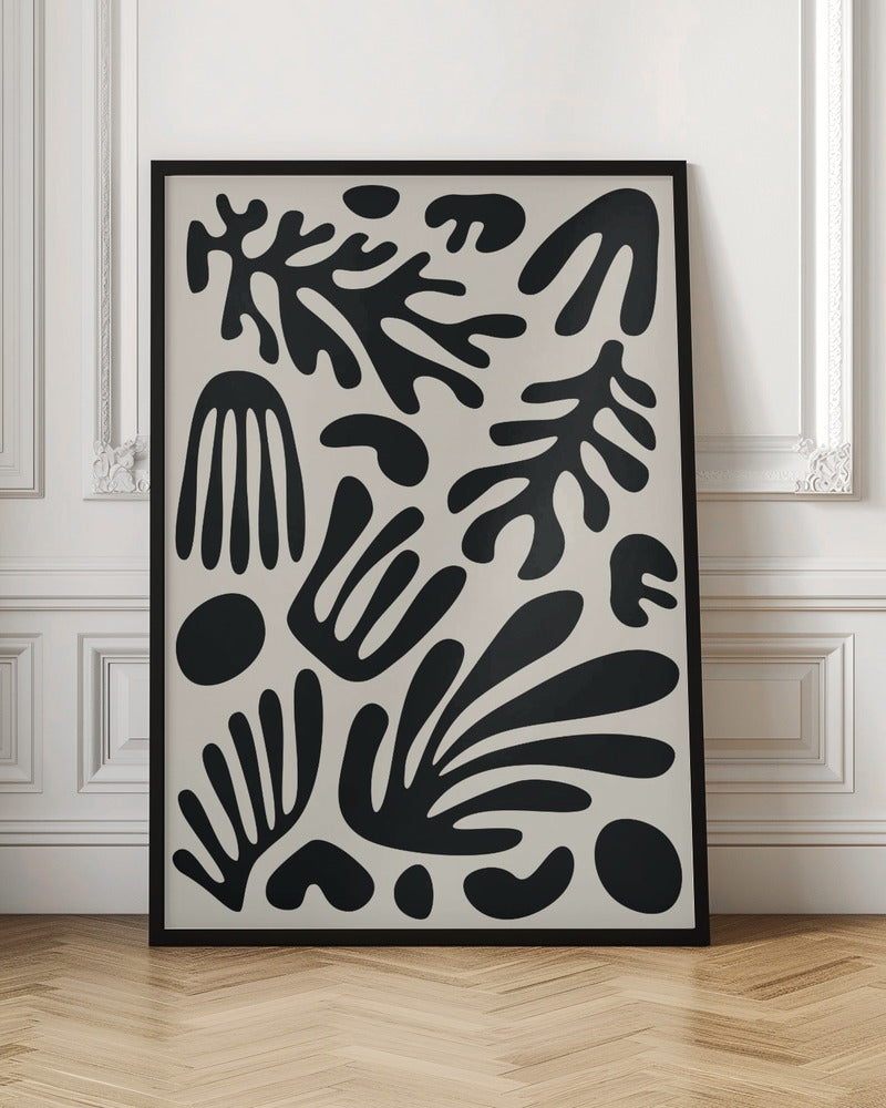 Poster "Henri Matisse Black Algae Collection #3"